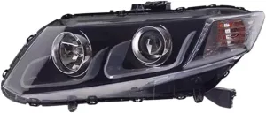 Head Lamp Compatible For Honda Civic 9 Headlight 2012-2015 Headlights 9.5 Turn Signal Angel Eye Projector Lens
