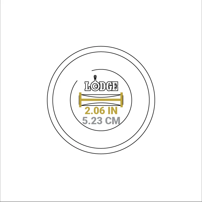 Heat-Treated 5 Inch Cast Iron Lid
