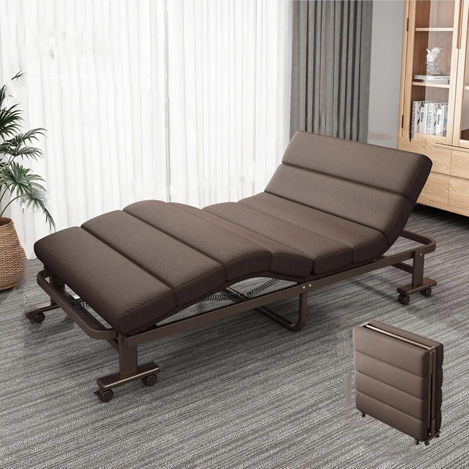 Heavy Duty Portable Folding Camping Cot for Adults Ideal for Camp Patio Pool Bedroom Wide 70cm Lounge Chair Outdoor Bed for Sleeping