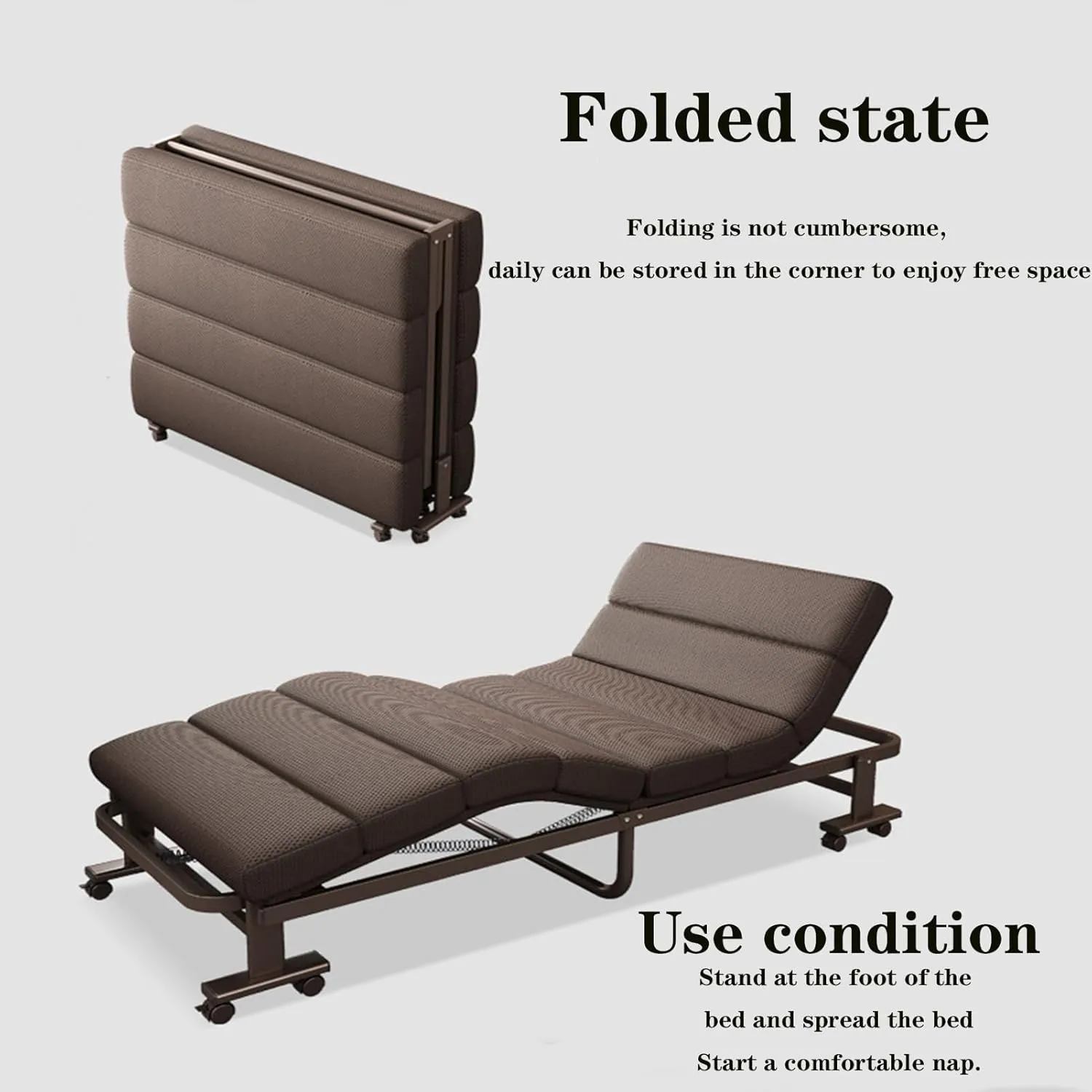 Heavy Duty Portable Folding Camping Cot for Adults Ideal for Camp Patio Pool Bedroom Wide 70cm Lounge Chair Outdoor Bed for Sleeping