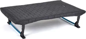 Helinox Dog Cot Warmer Insulation Layer Portable Dog Beds, Black/Iron, Medium (36 x 24.5)