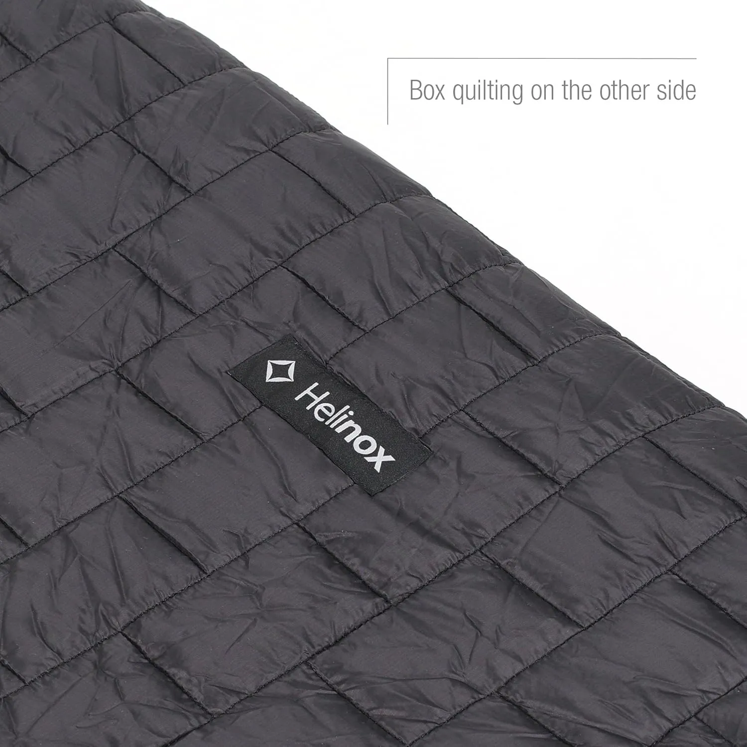 Helinox Dog Cot Warmer Insulation Layer Portable Dog Beds, Black/Iron, Medium (36 x 24.5)
