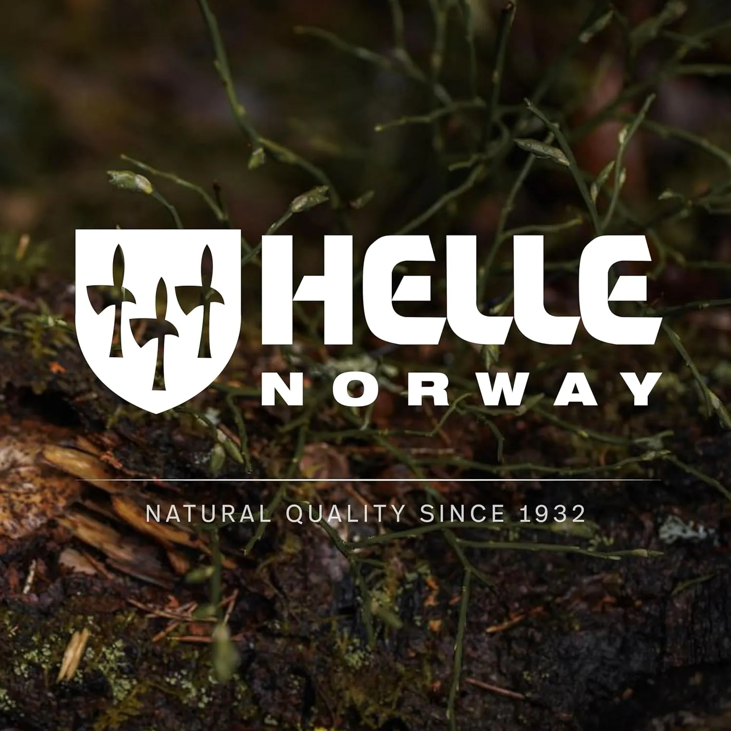 HELLE Knives - Viking - Traditional Fixed Blade Knife - 4.33" Triple Laminated Carbon Steel Blade with Curly Birch Handle and Leather Sheath - Made in Norway