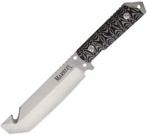 HK8947-115GT Tanto Fixed Plain Blade Hunting Knife   Sheath