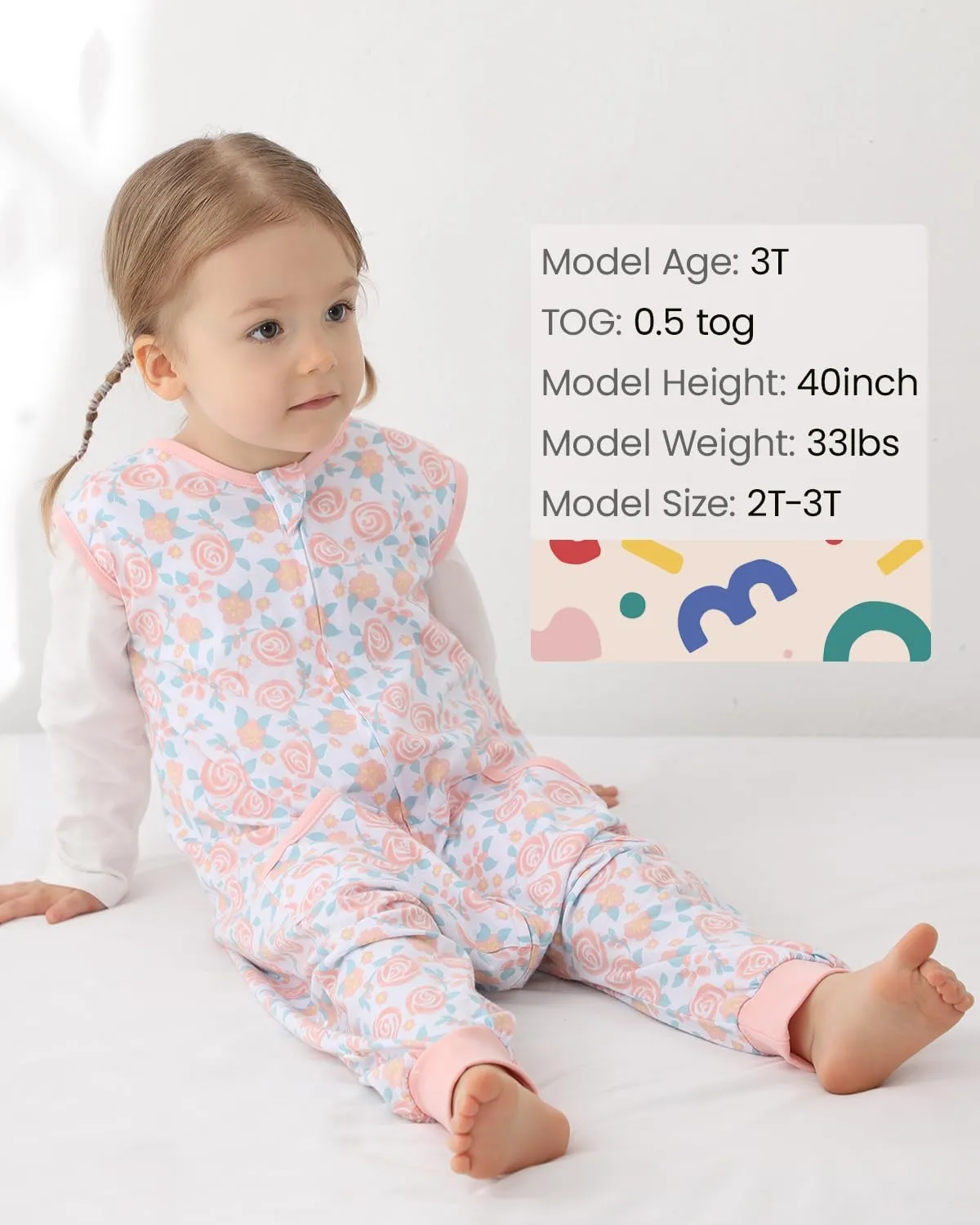 HOMEAL Sleep Sack with Legs,Summer Toddler Sleep Sacks 2t-3t,Toddler Light Wearable Blanket Baby,Light Weighted Sleep Sack Baby for Early Walkers,12months-7T