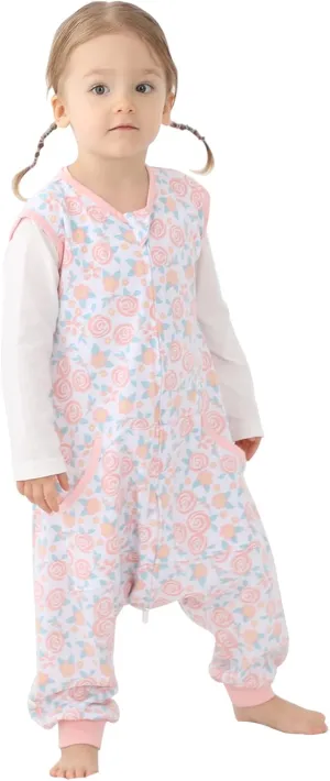 HOMEAL Sleep Sack with Legs,Summer Toddler Sleep Sacks 2t-3t,Toddler Light Wearable Blanket Baby,Light Weighted Sleep Sack Baby for Early Walkers,12months-7T