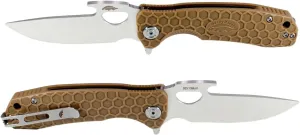 Honey Badger Knives Opener Blade Pocket Knife & Utility Knife for EDC - Medium Tan 8Cr13MoV