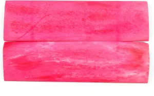 Hot Pink Camel Bone Knife Handle Scales, 4-1/2" x 1-1/4" x 3/16" (Pair of 2)