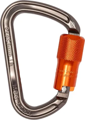 I-Beamer Mod D Lock Carabiner | NFPA Certified | 27kN MBS | Hot Forged Aluminum | I-Beam Design for Climbing, Rescue, Rigging & Rappelling