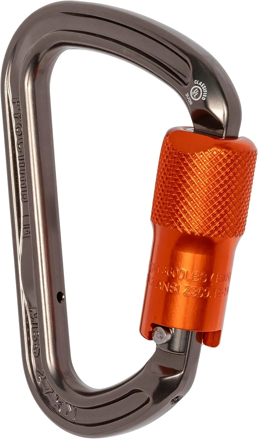 I-Beamer Mod D Lock Carabiner | NFPA Certified | 27kN MBS | Hot Forged Aluminum | I-Beam Design for Climbing, Rescue, Rigging & Rappelling