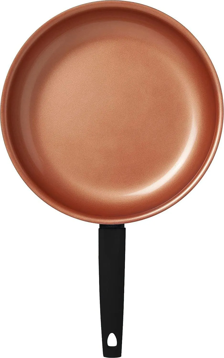 IKO Copper Ceramic Nonstick Frying Pan, Dishwasher Safe skillet, Soft Touch Handle Cookware