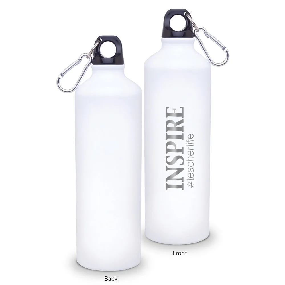 Inspire #teacherlife 24 oz. Carabiner Canteen