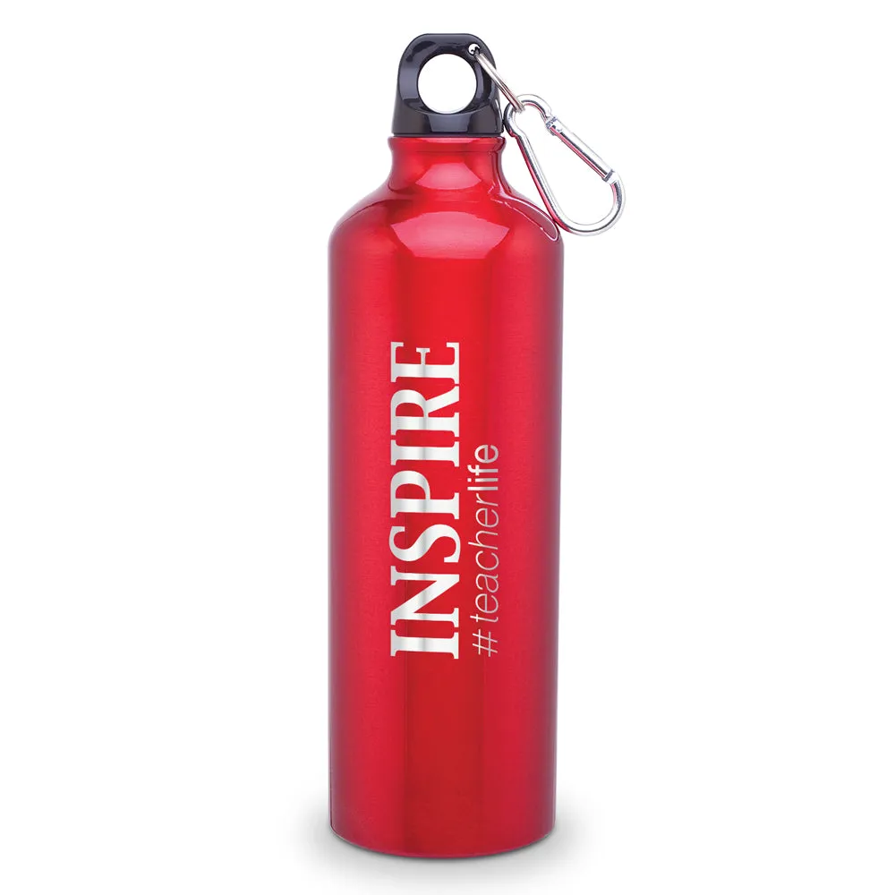 Inspire #teacherlife 24 oz. Carabiner Canteen