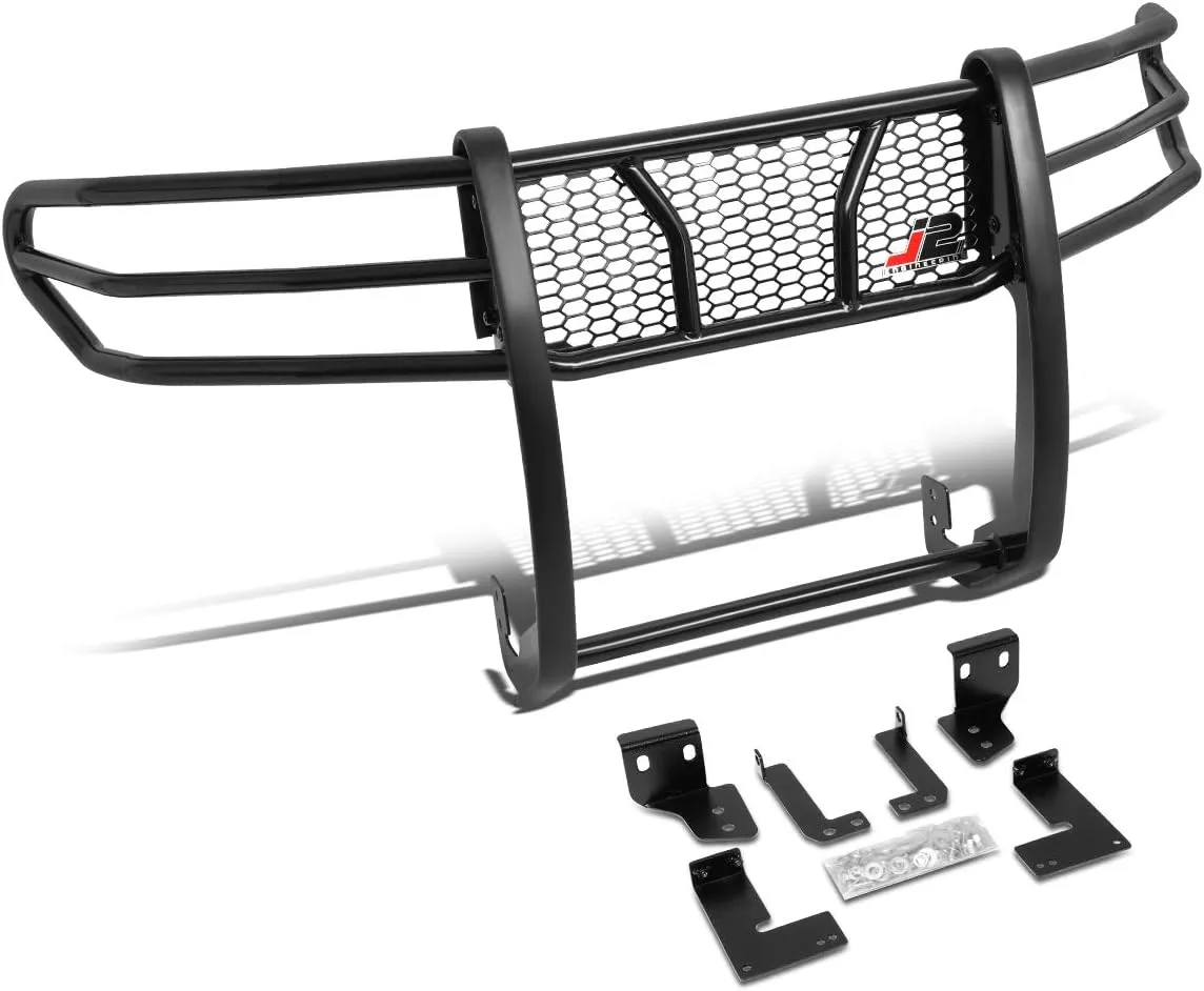 J2 Engineering J2-GG-015 Heavy Duty Honeycomb Mesh Front Bumper Guard Replacement [Compatible with 07-14 Toyota FJ Cruiser]
