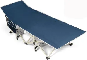 JSEIAJB Camping Folding Cot Extra Wide 28in Heavy Duty Sleeping Cots with Carry Bag 2400D Oxford Cloth Portable for Home