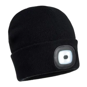 Junior Acrylic Beanie with Removable LED Light – Ideal for Outdoor Enthusiasts, Camping, Hiking, and Night Activities