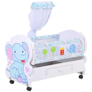 Junior Junior Wood Baby Cot Bc-009-2Ak
