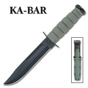 KA-BAR Knives: KABAR Fighting-Utility Knife, Foliage Green, KA5011