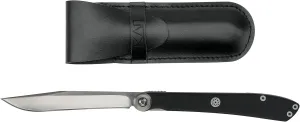 Kai Folding Personal Steak Knife, 3.25” Handcrafted Japanese Knife, Japanese 420J2 Stainless Steel Blade, Black Handle