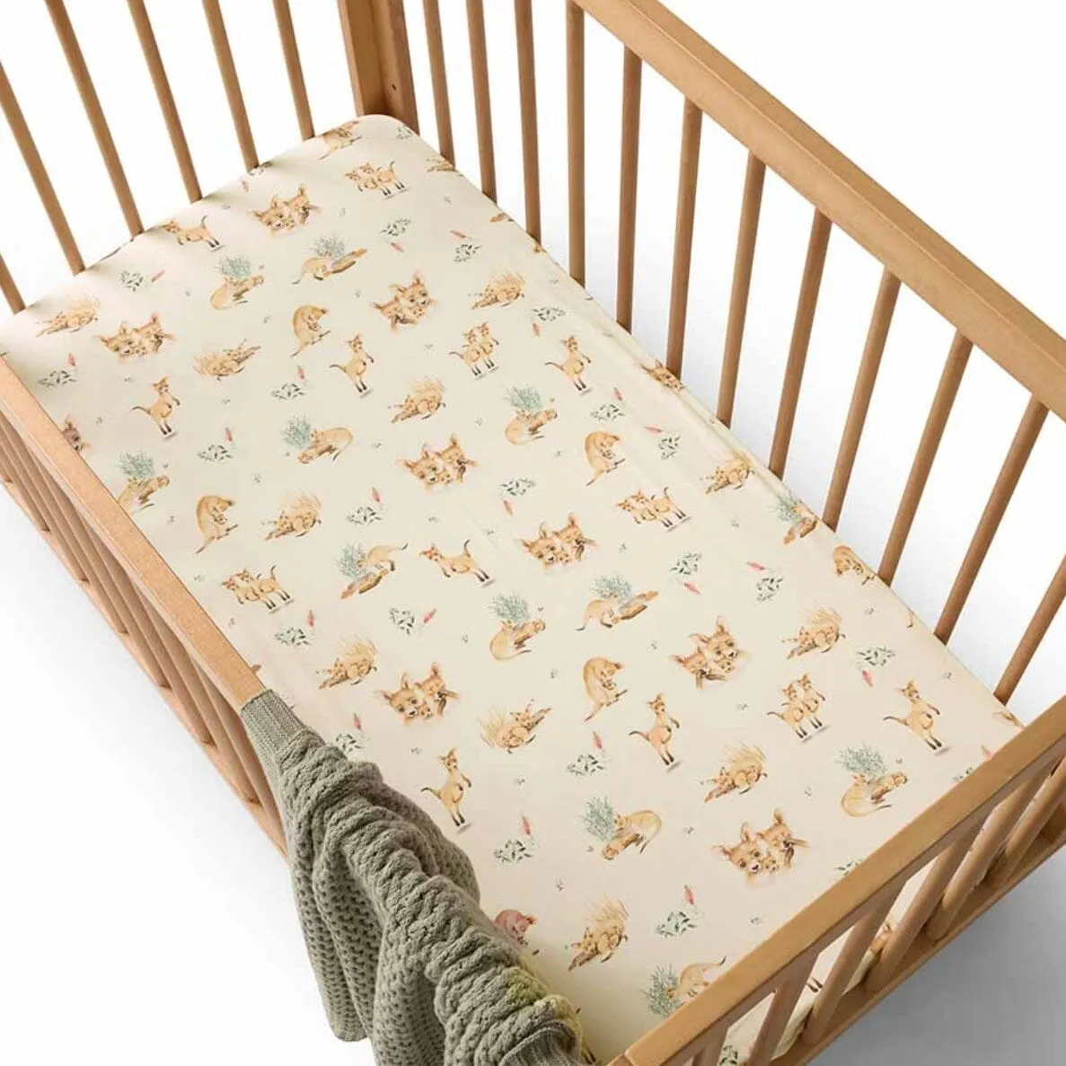 Kanga Fitted Cot Sheet