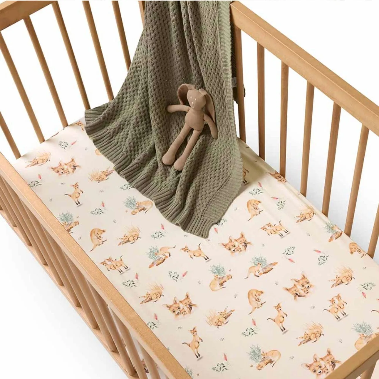 Kanga Fitted Cot Sheet