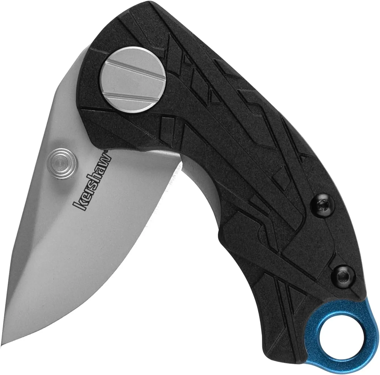 Kershaw Aftereffect Folding Pocket Knife, 1.7-Inch Blade with Manual Opening, Inset Liner Lock (1180), Black