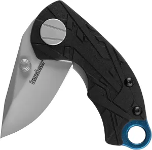 Kershaw Aftereffect Folding Pocket Knife, 1.7-Inch Blade with Manual Opening, Inset Liner Lock (1180), Black