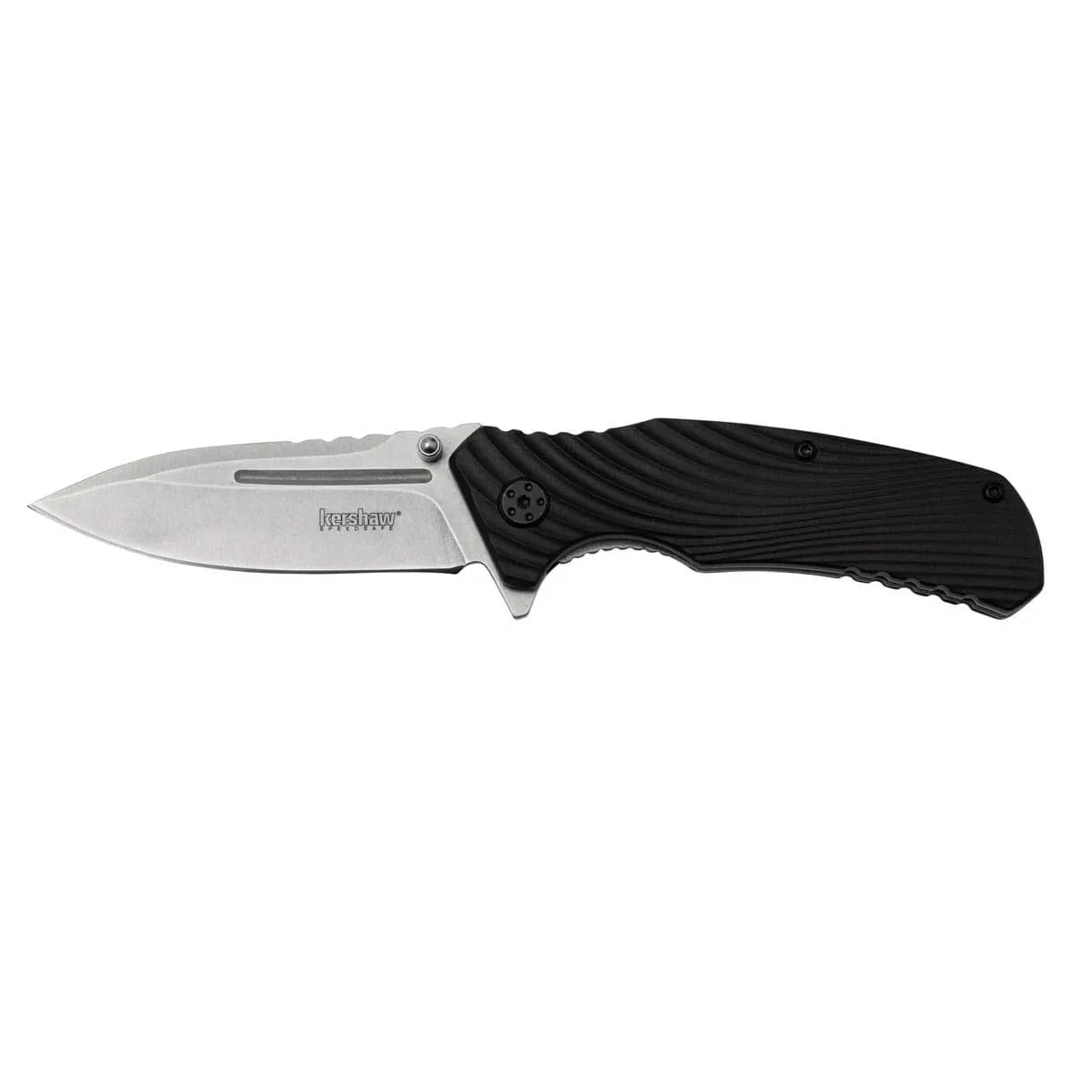 Kershaw Huddle Assisted Opening Knife Black GFN (3.25" Stonewash) 1326