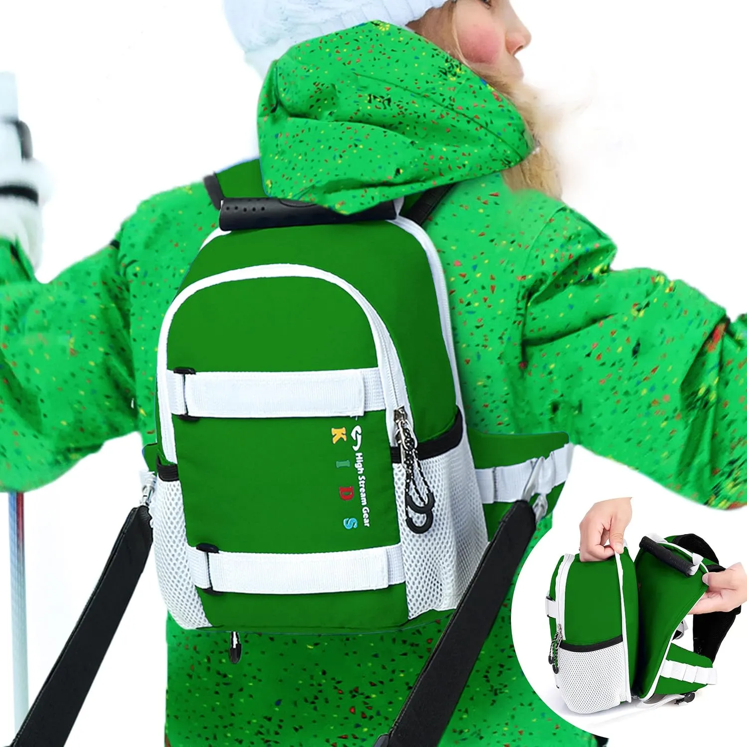Kids Ski Harness - Snowboard and Ski Training Harness for Toddlers and Children Detachable Backpack Included