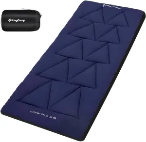 KingCamp Cot Mattress, Portable Lightweight Camping Sleeping Mat Soft Comfortable Non-Slip Cot Pad for Camp Cot, RV Bunk & Twin Beds