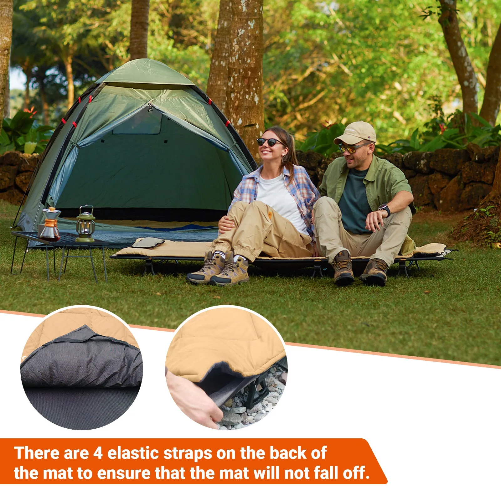 KingCamp Lightweight Cot Mat Camping Sleeping Pad