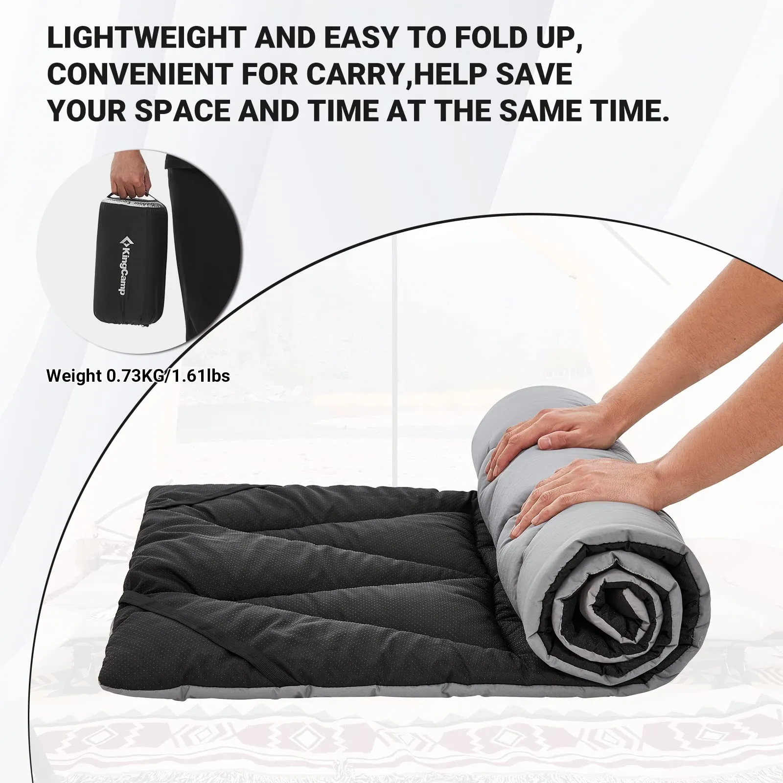 KingCamp Lightweight Cot Mat Camping Sleeping Pad
