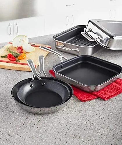 KitchenAid Tri-Ply Stainless Steel 10" Nonstick Skillet, Medium