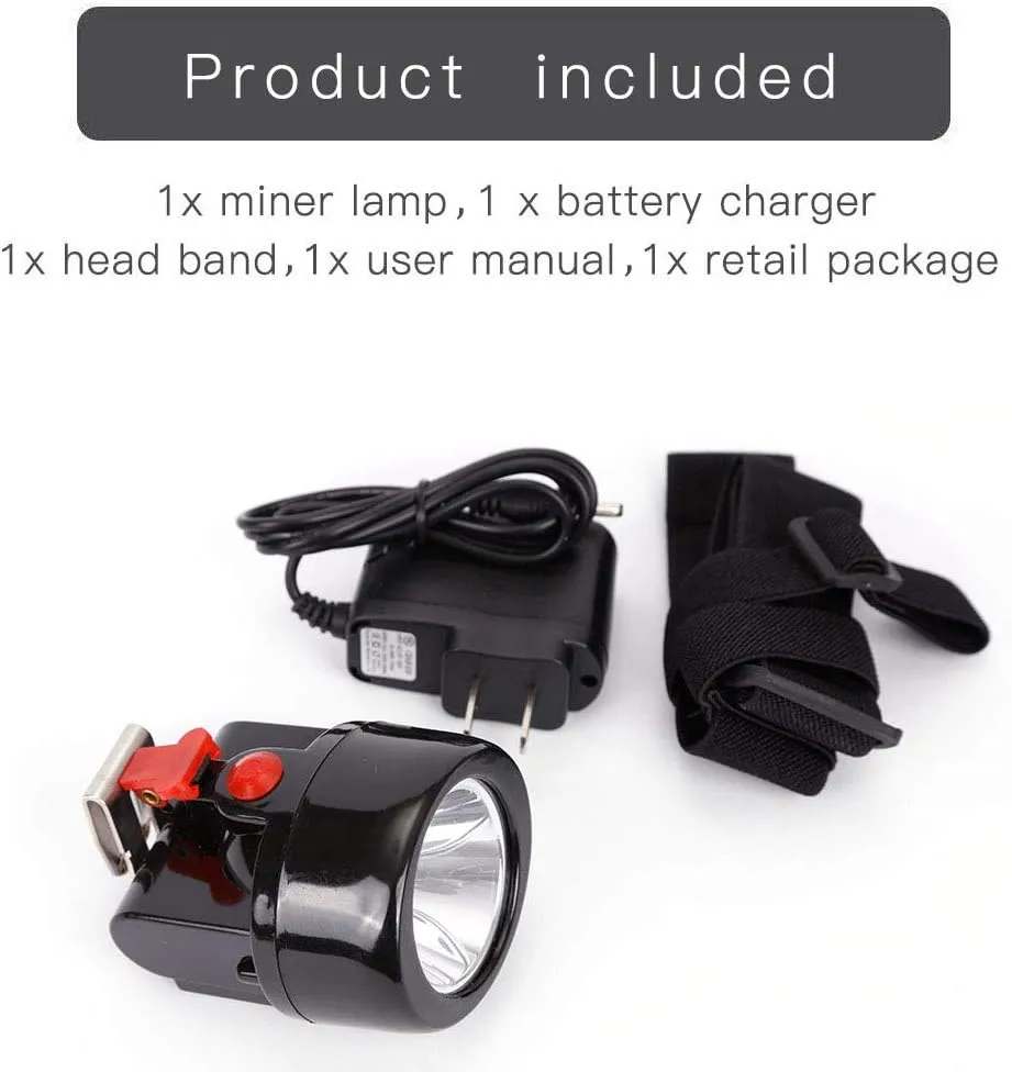 KL3.0LM Red Button Flashlight, Long Range, High Power, Cordless, Adjustable Light Modes, Rechargeable Battery Powered