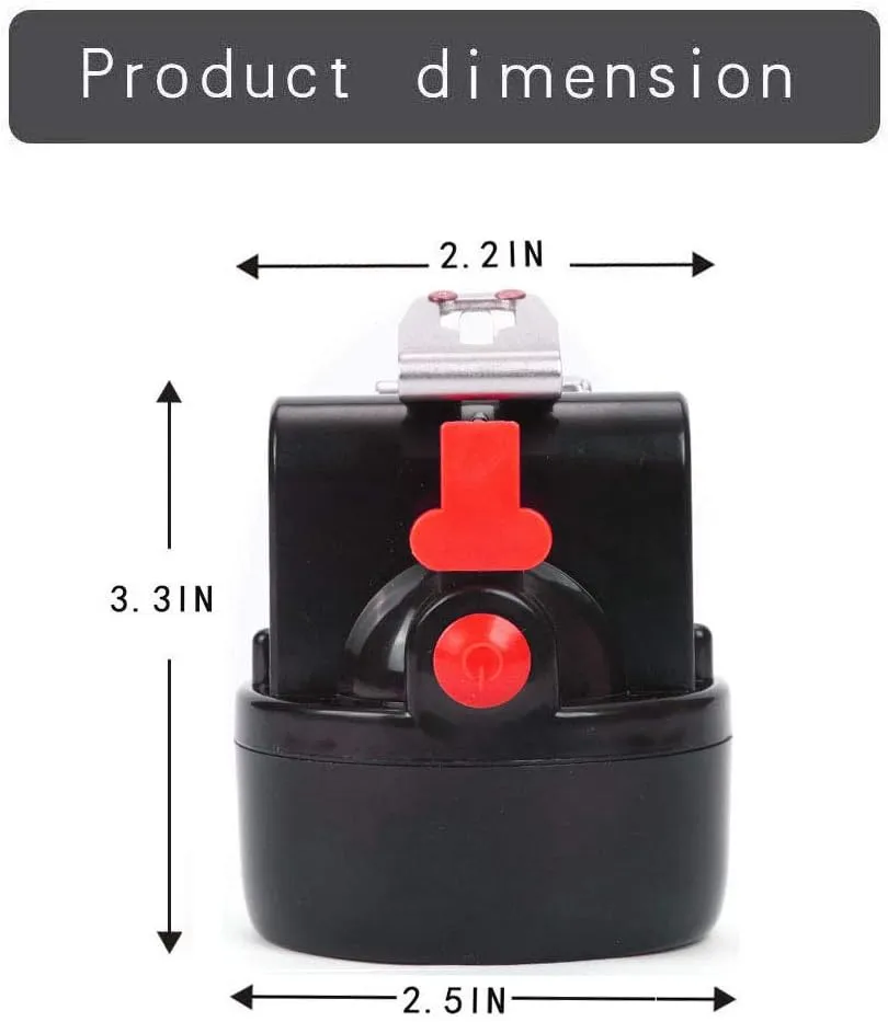 KL3.0LM Red Button Flashlight, Long Range, High Power, Cordless, Adjustable Light Modes, Rechargeable Battery Powered