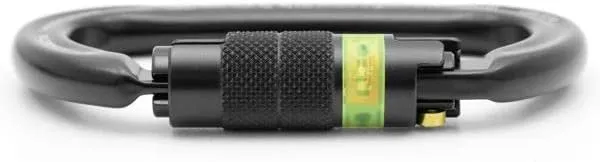 Kong Italy - I-Ovalone Alu Twist Lock Carbiner - Black