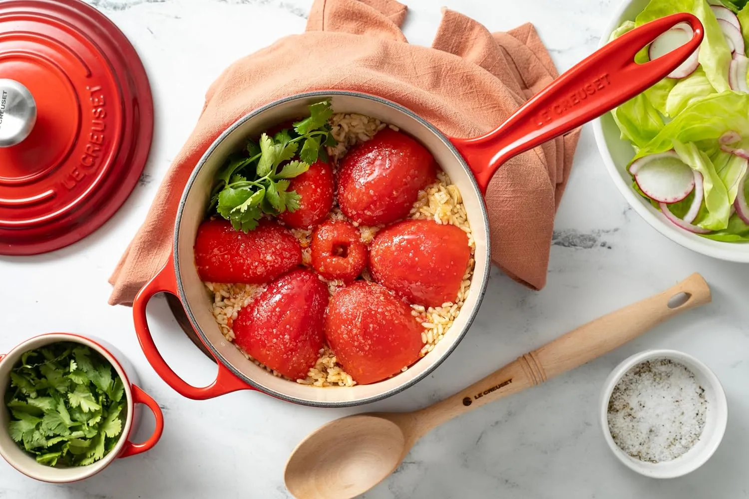 Le Creuset Enameled Cast Iron Signature Cookware Set, 5 pc. , Cerise