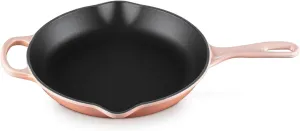 Le Creuset Enameled Cast Iron Signature Round Skillet, 10.25", Peche