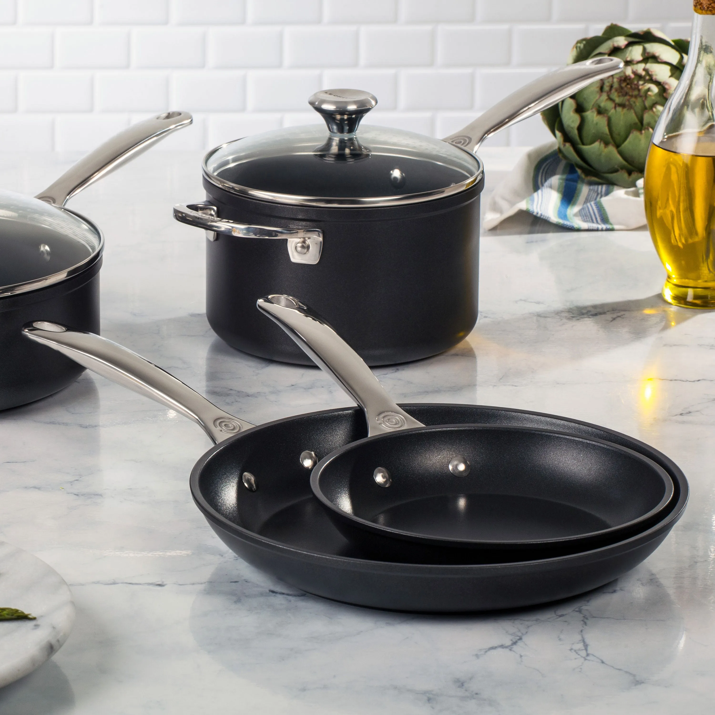 Le Creuset Toughened Nonstick Pro 8 & 10" Skillet Set