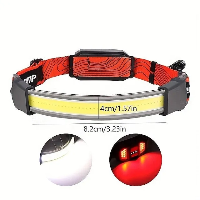 LED Headlamp Flashlight 1000lumens Headlight, USB Rechargeable Head Lamp With Red Taillight, Lightweight Waterproof Headlamps for Outdoor Camping Running Hiking, Hard Hat Headlamp