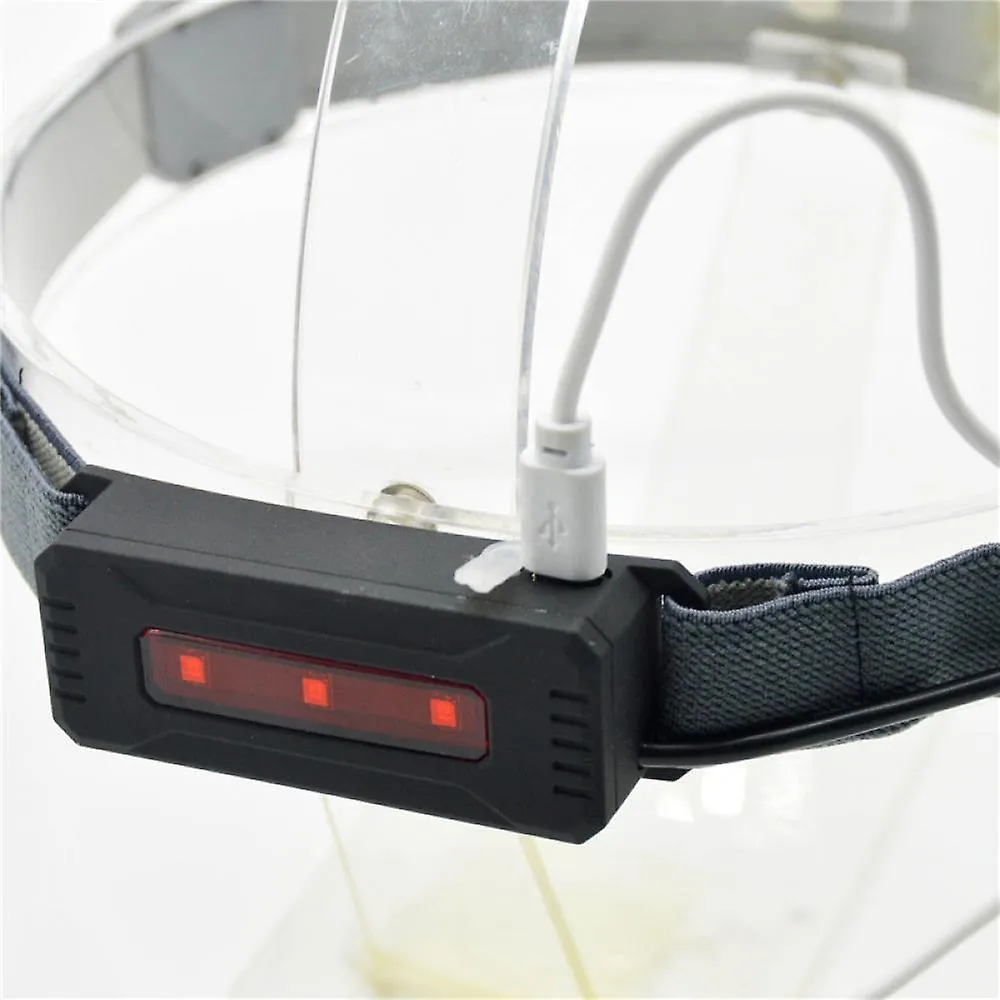 Led Headlight Usb Rechargeable Headlamp Waterproof Headband Flashlight For Outdoor Running LC675