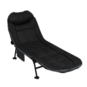 Levede Folding Camping Bed Camp Cots Black-NSW_Metro