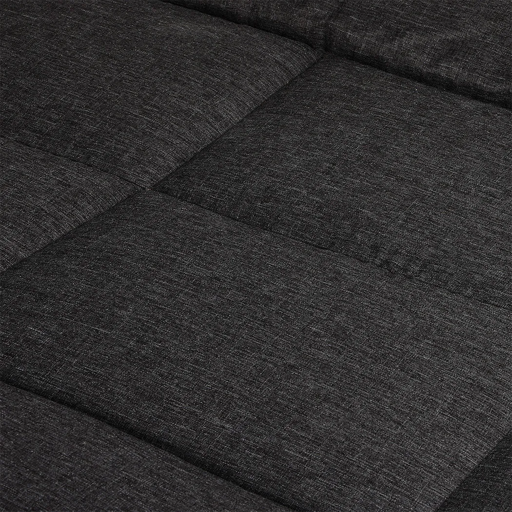 Levede Folding Camping Bed Camp Cots Black-VIC_Rural