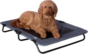 Lifestyle Pet Cot Elevated Bed, No Assembly Required, Premium Tear Resistant Cooling Mesh, Indoor & Outdoor, Lightweight & Portable, 3 Models, 2 Colors