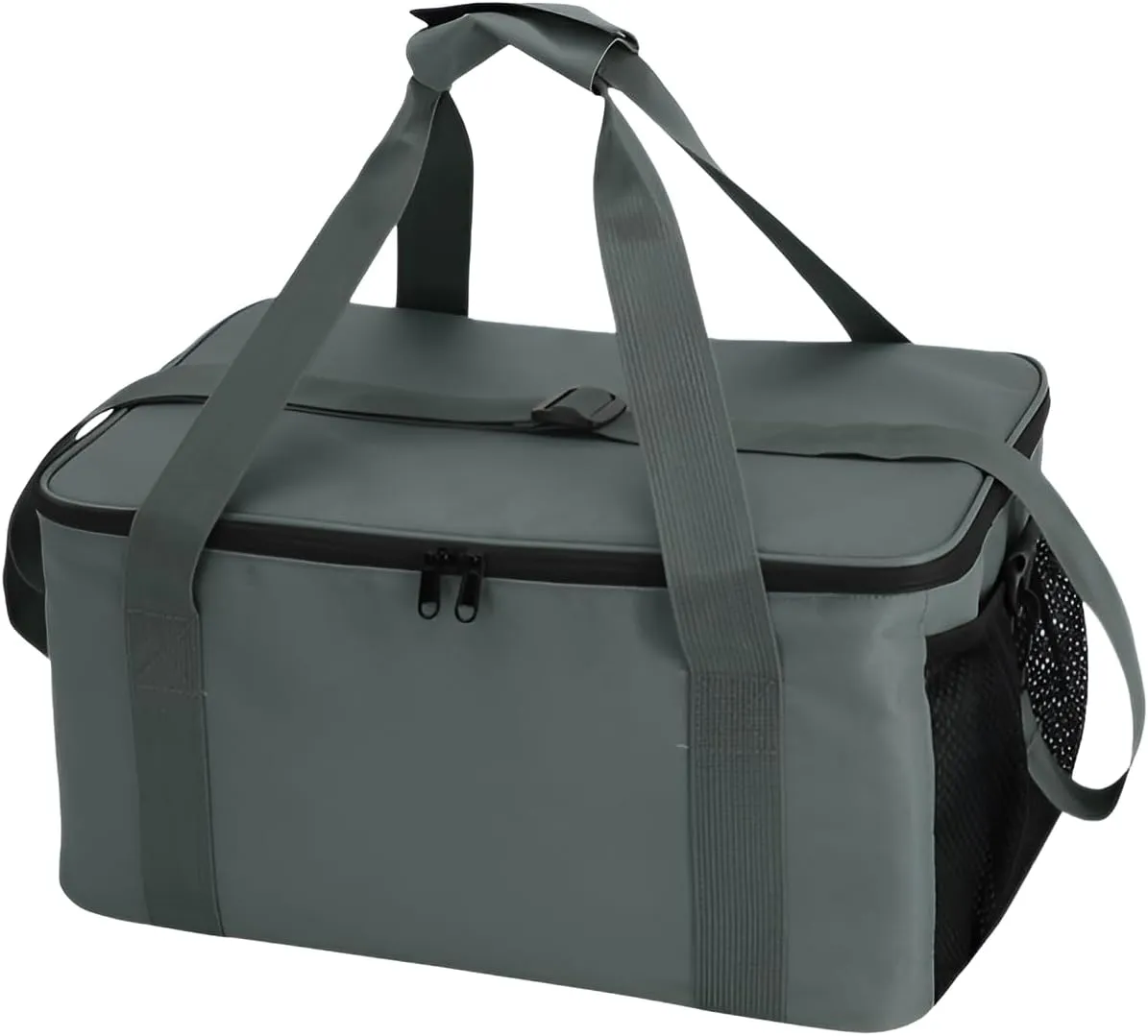 lilaBelle]【Heavy-Duty Camping Gear Organizer 40L Waterproof Storage Bag with Removable Dividers, Portable Cooking Utensil for Saudi Outdoor BBQ Fishing Trip