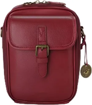 lilaBelle]Vintage-Inspired Crossbody Bag for Women【Fashion Messenger Purse】, Lightweight PU Shoulder Bag with RFID Pocket, Small Square Bag Perfect for Work Commute & Weekend Outings