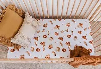 Lion Fitted Cot Sheet