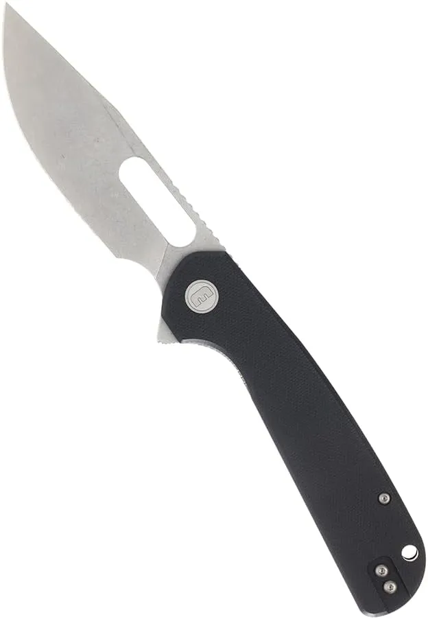 LIONGMAH Folding Pocket Knife, 3.75" Blade,G10 Handle, Liner Lock, Reversible Pocket Clip for Everyday Carry, Outdoor Activities, Perfect Tool for Camping Hunting Survival (Right-handed version)