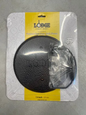 Lodge Cast Iron - Round Grill Press