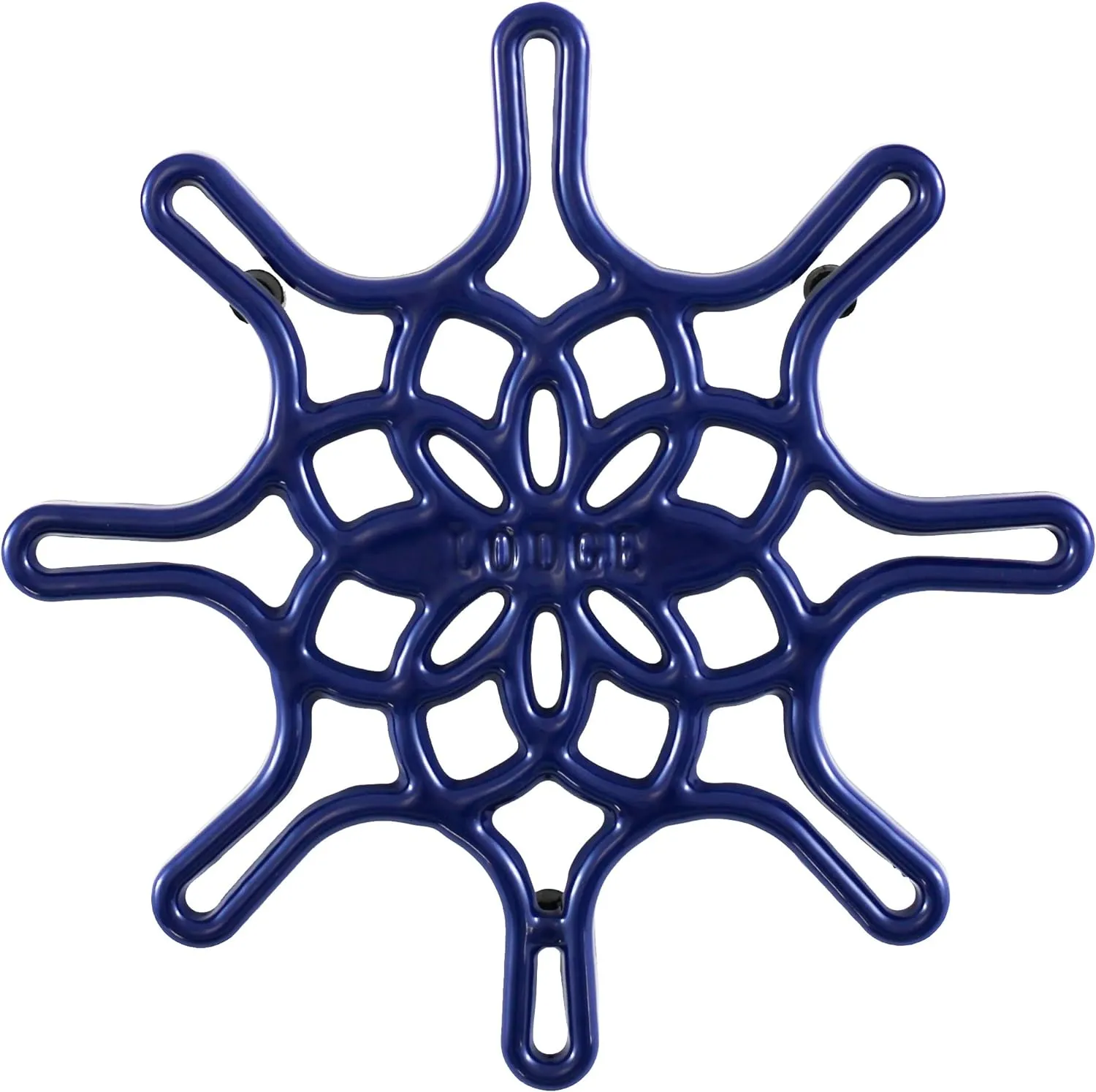 Lodge EC8ST32 Enameled Cast Iron , 8 Inch, Indigo Trivet